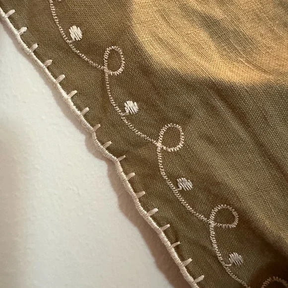 Zara embroidered linen dress - Picture 6 of 7